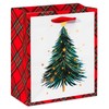 American Greetings Small Christmas Gift Bags, Red, White and Green