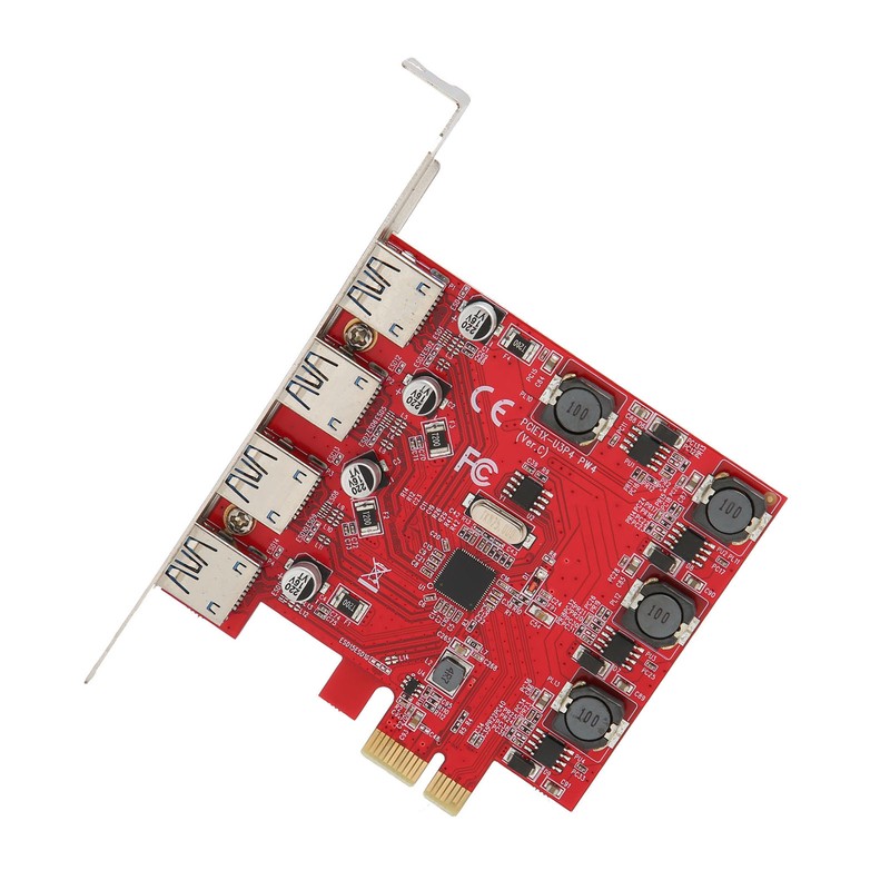 4 Ports 5Gbps USB 3.0 PCI Express Expansion Card for