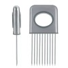 Kitchen Onion Holder for Slicing Stainless Steel Vegetable Potato Cutter