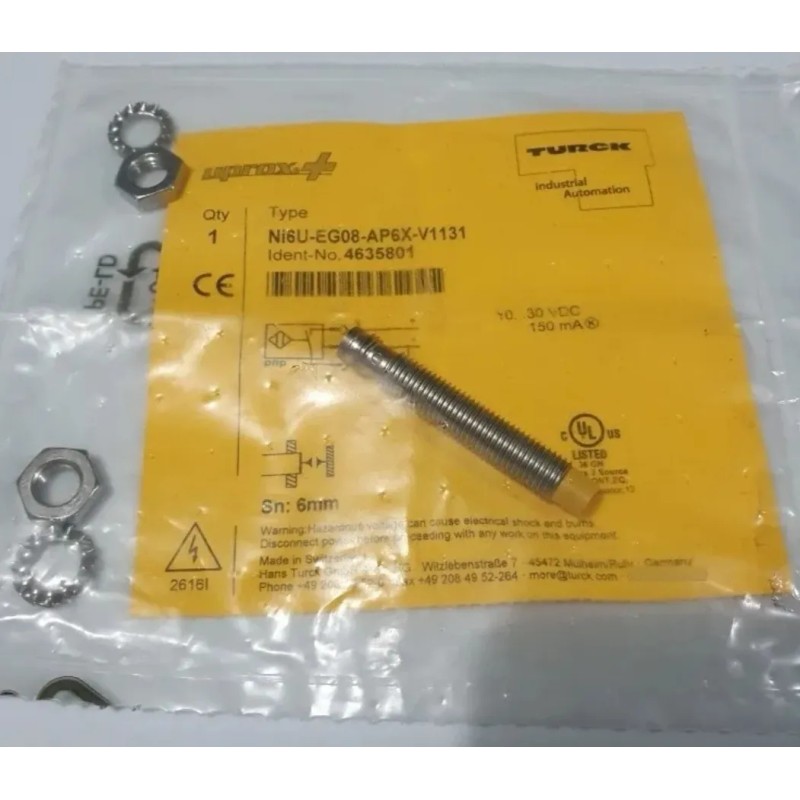 Turck Ni6u-eg08-ap6x-v1131 Sensor Inductivo