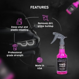 LANE'S Power Clean Auto Vinyl Cleaner- Interior Cleaner for Multi-Purpose Automotive Cleaning Supplies E-129 Size- 32 oz