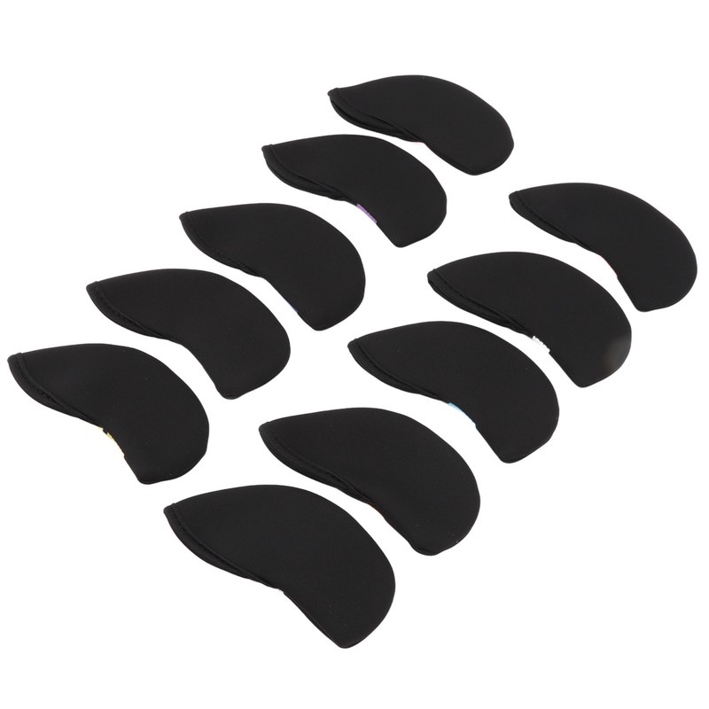 10pcs Golf Iron Head Cover with Large Color Number Waterproof