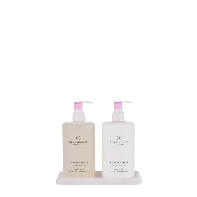 Glasshouse Fragrances A TAHAA AFFAIR Hand Wash, Hand Lotion &