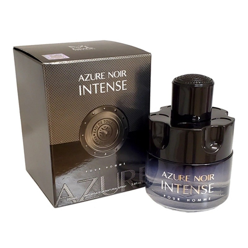 Azure Noir Intense Men's 3.4 Oz EDT Spray Long Lasting