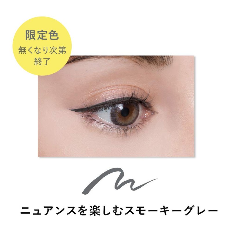CAROME. Waterproof Liquid Eyeliner, Color: Smoky Gray, Produced by Dahre