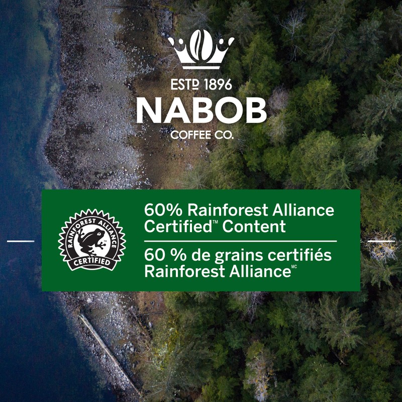 Nabob 100% Colombian Coffee 100% Compostable Pods, 292g