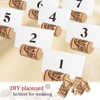 Qunclay 300 Pcs Natural Wood Wine Corks, Cork Stoppers for