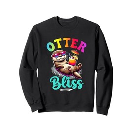 Funny Otter Bliss Cute Tropical Animal For Kids Sweatshirt