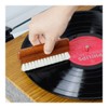 Vinyl Record Turntable Cleaning Brush Goat Hair Wooden Handle GK-R32B