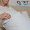 ACRALI HOME Quilted Pillow Protectors 2 Pack Zipped - 50x75