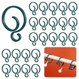 Christmas Banister Clips Christmas Light Clips for Banister Holiday Garland Banister Clips Hanger Hooks for Stockings String Lights Indoor Outdoor Decorations Stair Railing Fence Deck (Green, 50 PCS)