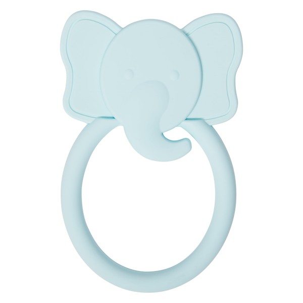 C.R. Gibson 100% Food Grade Silicone Elephant Baby Teether for