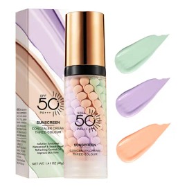 Prebase De Maquillaje 3 En 1, Spf 50 Pa++, Protector Solar