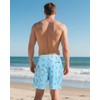 HAPPIERE Mens Swim Trunks with Compression Liner,7 Inch Quick Dry
