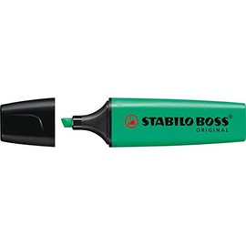 Highlighter - STABILO BOSS ORIGINAL - Pack of 3 - Turquoise