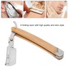Men Straight Razor Portable Stainless Steel Manual Beard Shaver Trimmer