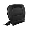 Zieichy Driver Side Bottom Replacment Leather Seat Cover Black