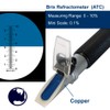 0-10% Brix & Cutting Fluid, Rhino Handheld Refractometer with Automatic