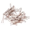 HAARallerliebst® Hair Pins Brown Pack of 50, 5 cm Including