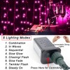 66 ft 200 LED Pink String Lights, Pink Christmas Lights