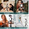 Portable Phone Microphone Vlogging Equipment Microphone Kit with LED Light