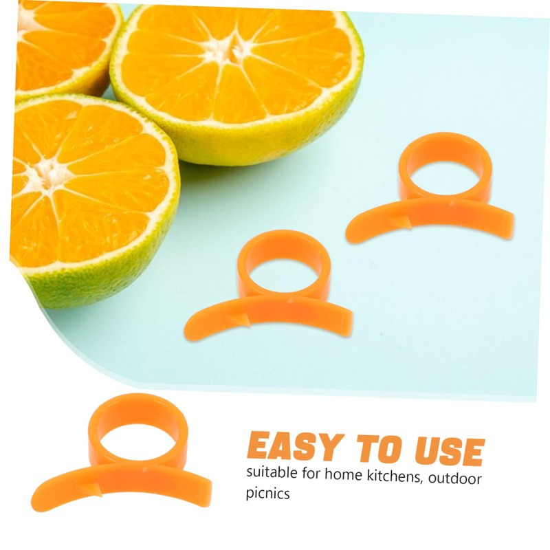 Alipis 16-Piece Plastic Skinner Tool Set Kitchen Citrus Peeler Pomegranate