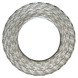 ZJMTOCYU Enhance Security with 328.1' Razor Wire, Durable Galvanized Steel for Outdoor Use, 13.8" Coiled Diameter