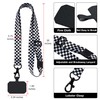 Checkered Clip and Go Phone Strap Holder - 20 Inch