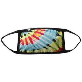 LRG Men's Logo Reusable Washable Cotton Face Mask, Tie Dye, OSFM