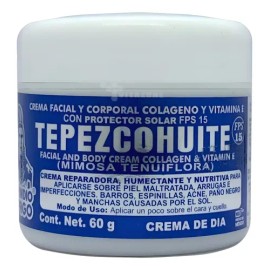 Crema De Tepezcohuite Blanca Quita Manchas De La Piel                                                                                                 