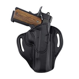 Tagua Gunleather - Full Grain Leather Gun Holster - Right Hand OWB Holster Open Top Belt Slide - Fits Sig Sauer P365 - Taurus GX4 & More