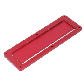 ViaGasaFamido Circular Saw Guide Rail Clamp Circular Saw Flip Cover Electric Circular Track Saw Accessories with Saw Plate Cutting System Guide Red Aluminium Alloy