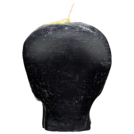 Big Dipper Wax Works Black Skull Beeswax Candle, 13.5 OZ
