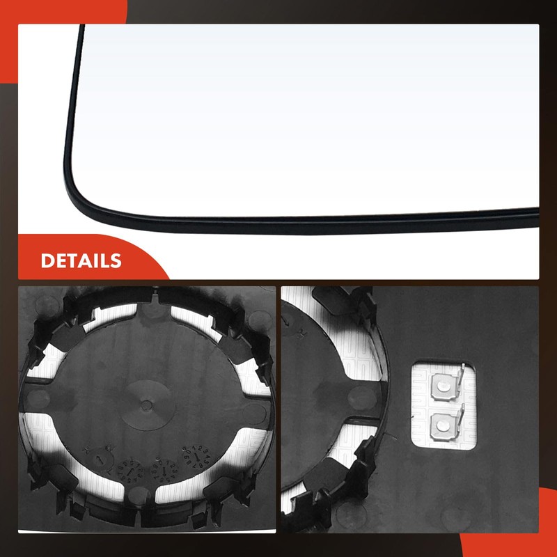 A-Premium Right Passenger Side Rear View Mirror Glass with Backing