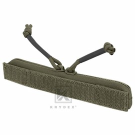 Krydex Tactical Vest Admin Pocket Zipper Insert Chest Full Two Way Zip For FCPC V5 JPC2.0 Carrier - Color: Ranger Green