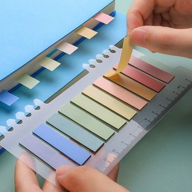 CICILIAYA CICILIAYA 600 Stücke Datei Index Tabs Repositionierbare Tabs Klebrig Beschreibbare Flaggen zum Beschriften und Organisieren von Dokumenten, Papieren, Einreichung, Buch, Ordner Sticky Notes (Color-A)