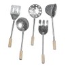 Rayher 8625600 Metal/Wooden Kitchen Utensils 8 cm Pack of 5