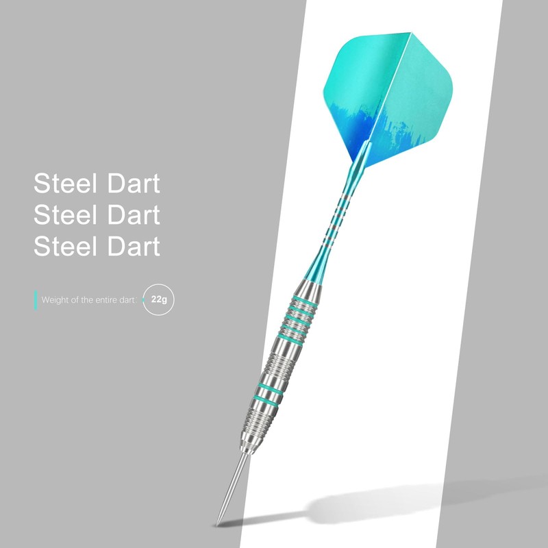 Lavishio Professional Steel Tip Darts Metal Tip Set with Extra