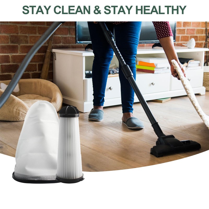 2KE2105000 HEPA Cloth Bag Liner and 2KE2110000 Replacement Filter Fit