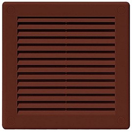 AirTech-UK Air Vent Grille Brown Plastic Wall Ducting Ventilation Cover Variety of Sizes (300 x 300mm)