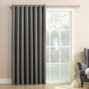 Sun Zero Barrow Energy Efficient Grommet Sliding Patio Door Curtain