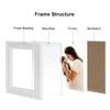 Tamolus 4x6 Double Horizontal Hinged Picture Frame Folding Photo Frame