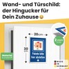 DankeDir! Pakete bitte hier abstellen – Sign 30 x 20