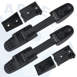 Mack Hood Latch Strap w/Catch Bracket Left Driver & Right Passenger Side Black Compatible with Mack Truck Granite Pinnacle Vision CH CHN CV CX CHU CXN CXU Hood Accessories Parts