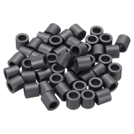 PATIKIL Ferrite Toroid Core 0.4 Inch ADx 0.2 Inch ID x 0.4 Inch H Ferrite Rings Transformer Ferrite Toroid Cores for EMI/RFI Filters Black Pack of 50