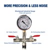 BACOENG 2.8 Quart Vacuum Chamber, Pyrex Glass Degassing Chamber Kit