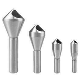 ATOPLEE Countersink Drill Bit Set,4pcs 90 Degree High Speed Steel Counter Sinker Drill Bits for Wood,Metal, Fiberboard, Plywood, Plastic, PVC