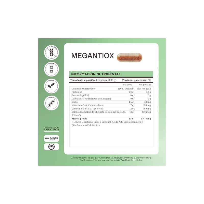 Matter MegAntiox Multivitaminico | NAC, Ácido Alfa Lipoico Bio-Enhanced, I3C,