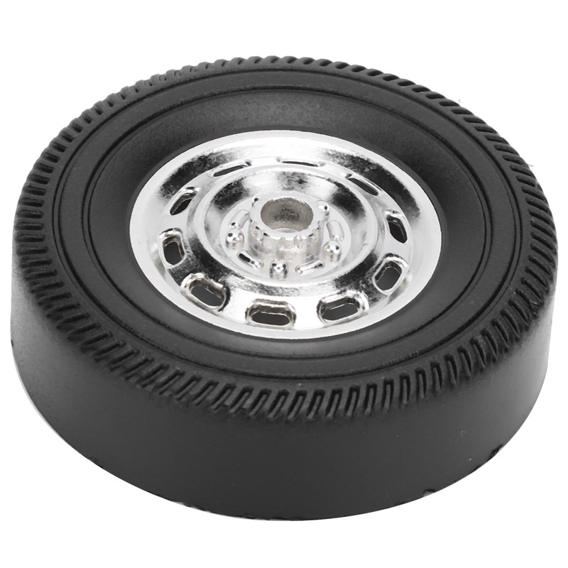 4Pcs Metal Drifting Rubber Wheel Tire Replacement Accessory for WPL