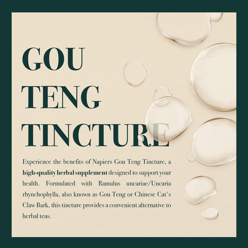 Napiers Gou Teng Tincture (Ramulus uncariae/Uncaria rhynchophylla) - Herbal Supplement